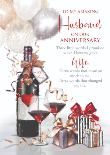 Picture of HUBAND ANNIVERSARY CARD